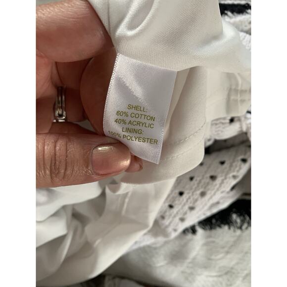 Revolve House of Harlow Crochet Knit Midi Skirt Boho preppy school church sm - Picture 7 of 7